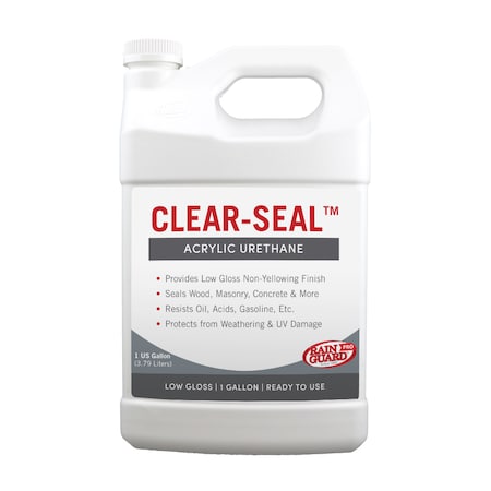 Rainguard Brands 1 Gal. Clear-Seal Acrylic Urethane, Low Gloss, Clear CU-0201